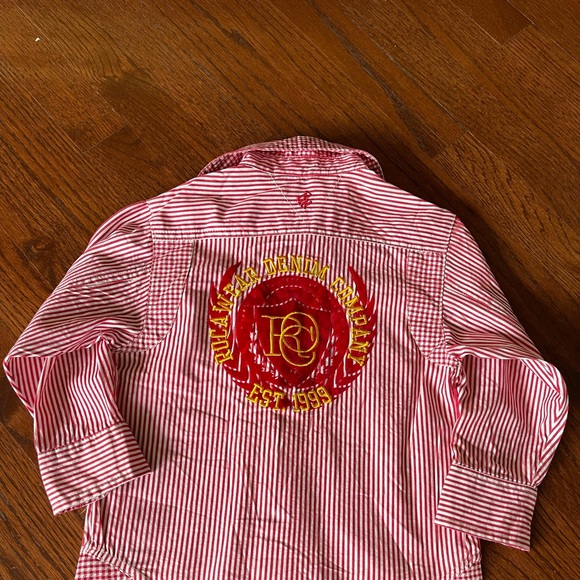Rocawear Red stripe long sleeve shirt - Picture 2 of 4